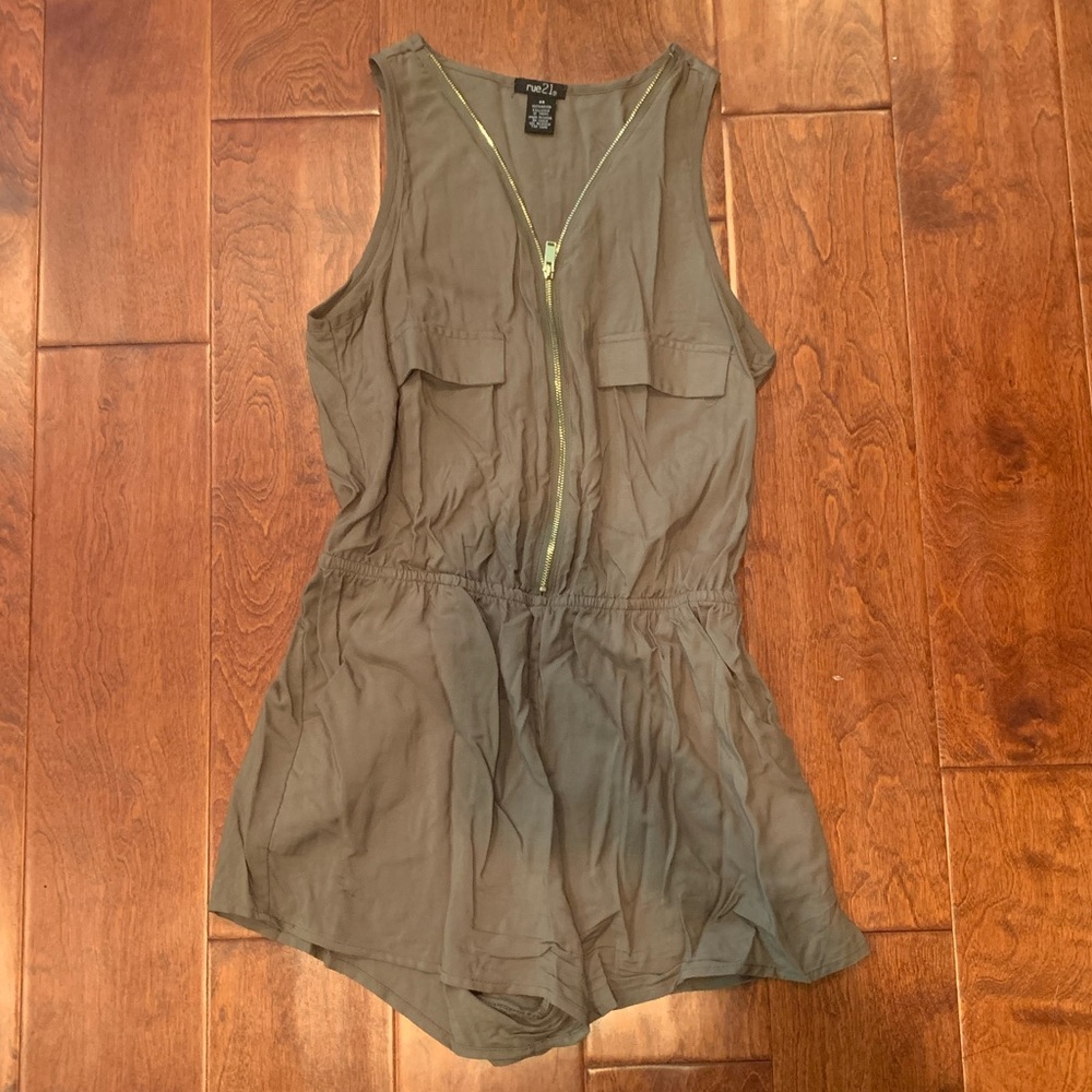 Army Green Romper